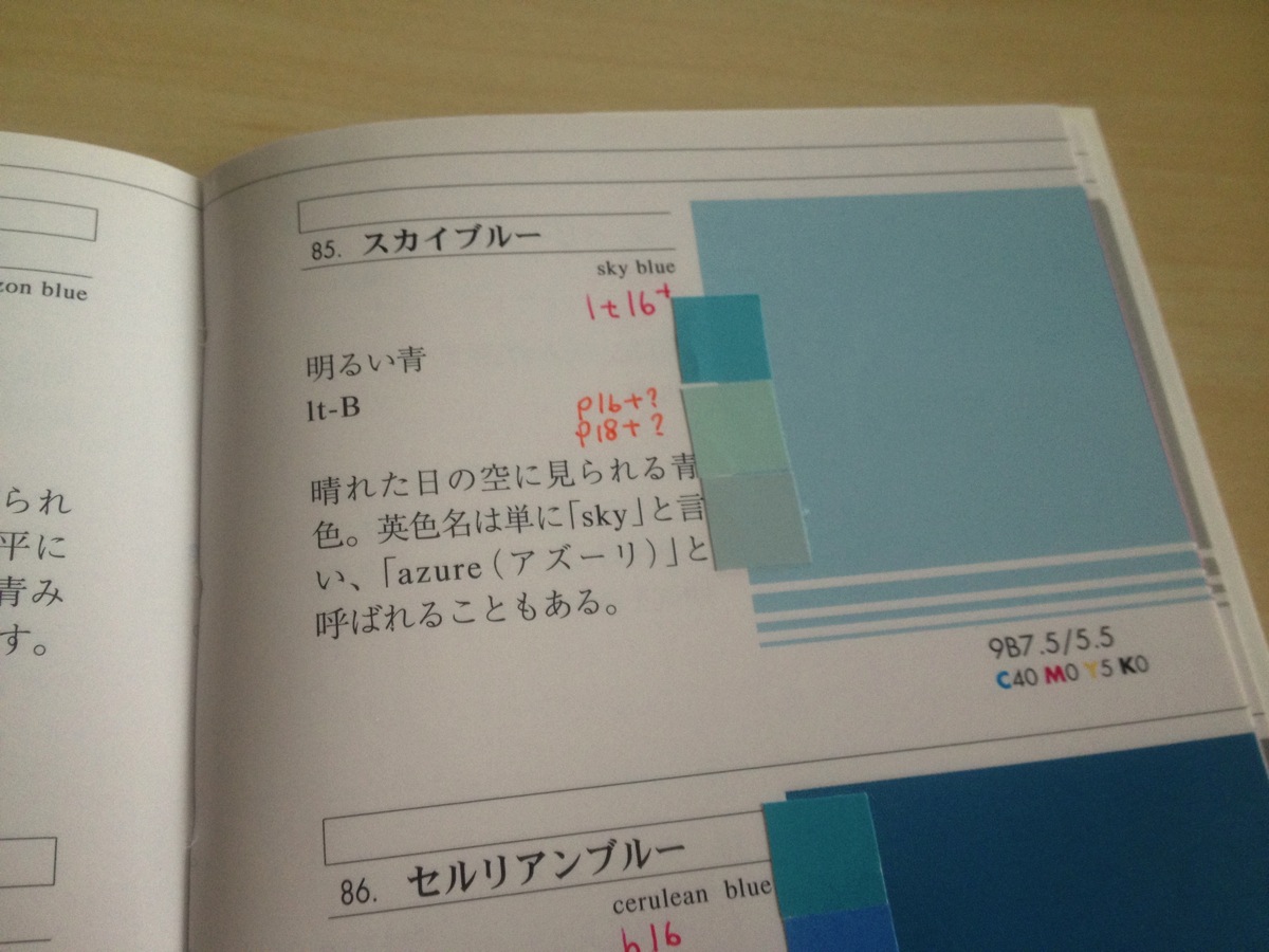 色彩検定1級2次対策「慣用色名・コレじゃないBOOK」の作り方